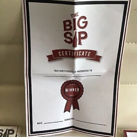 THE BIG SIP WINE & DRINKS TRIVIA SPIN CARD GAME 200 QUESTIONS  T29 - Picture 6 of 11